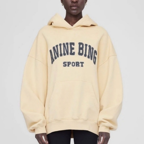 ANINEBING スウェット ANINE BING Harvey Sweatshirt - Heather Grey